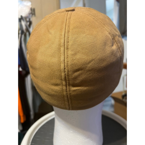 Vintage Men's Carhartt Brown One Size Hat with White Logo - Picture 3 of 6